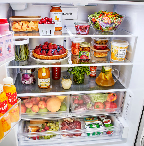 LG Counter-Depth MAX 26.5-cu ft 3 -Door Smart Compatible French Door Refrigerator with Ice Maker with Water Dispenser ( Stainless Steel ) ENERGY STAR Certified