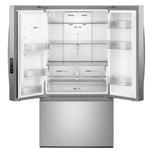 Whirlpool Standard-Depth 29.58-cu ft 3 -Door French Door Refrigerator with Ice Maker with Water and Ice Dispenser ( Fingerprint Resistant Stainless Finish ) ENERGY STAR Certified