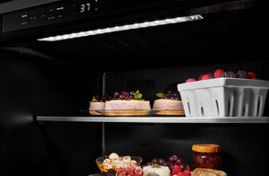 KitchenAid 5.2-cu ft Built-In Mini Fridge ( Black Stainless Steel with PRINTSHIELD )