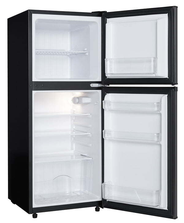 Danby 4.7-cu ft Mini Fridge with Freezer ( Black Stainless ) ENERGY STAR