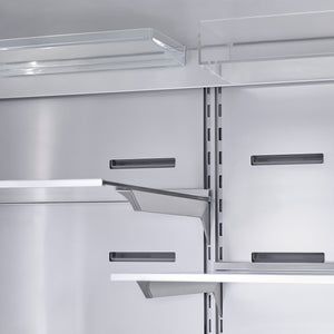 Bosch Counter-Depth 800 Series 21-cu ft 4 -Door French Door Refrigerator with Ice Maker ( Stainless steel ) ENERGY STAR Certified