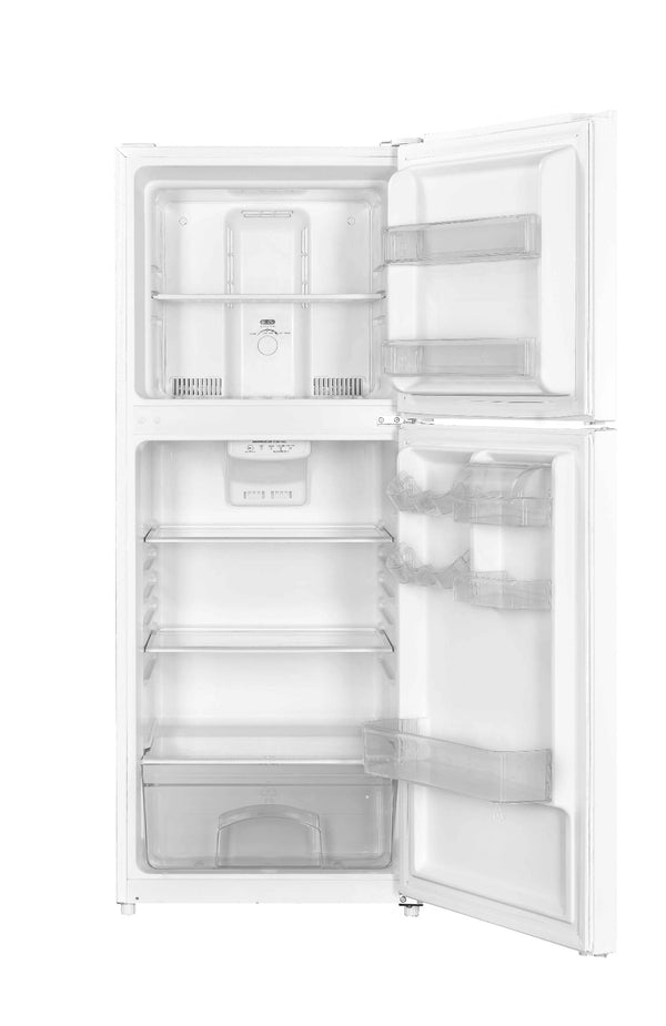 Premium Levella 11.6-cu ft Counter-Depth Top-Freezer Refrigerator ( White )