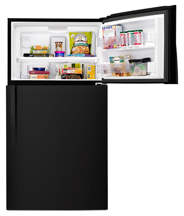 Whirlpool 21.3-cu ft Top-Freezer Refrigerator ( Black )