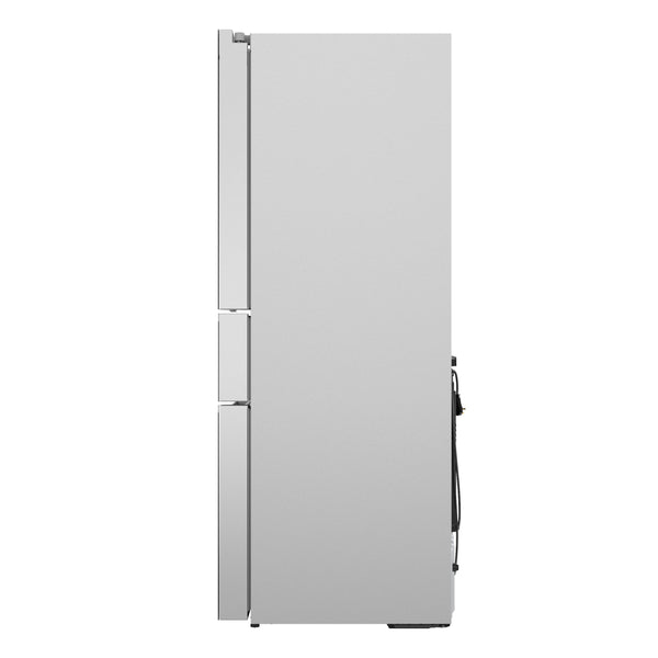 Bosch Counter-Depth 800 Series 21-cu ft 4 -Door French Door Refrigerator with Ice Maker ( Stainless steel ) ENERGY STAR Certified