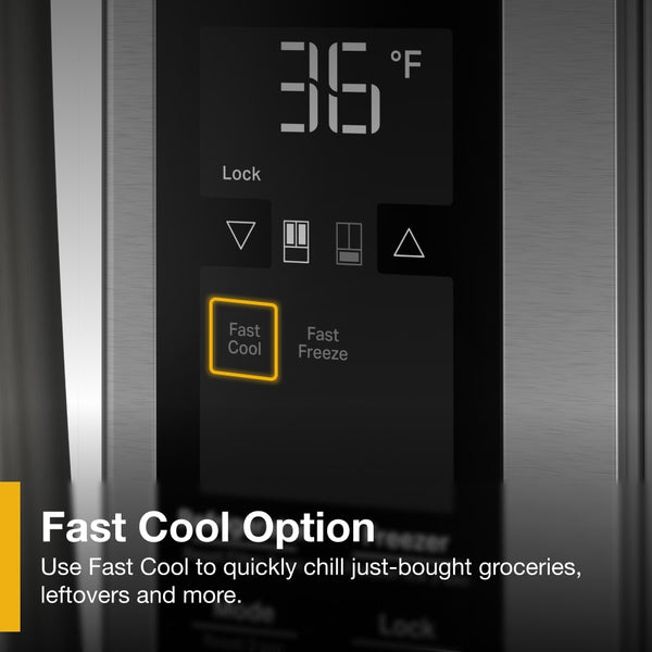 Whirlpool 30.53-cu ft French Door Refrigerator with Ice Maker (Fingerprint Resistant Stainless Finish) ENERGY STAR