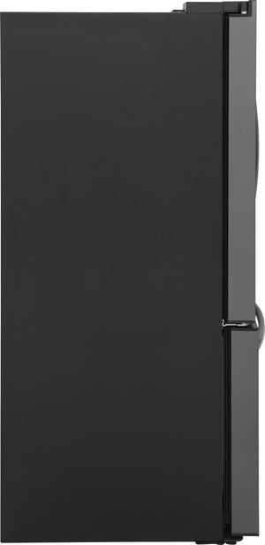 Frigidaire Standard-Depth 27.8-cu ft 3 -Door French Door Refrigerator with Ice Maker with Water and Ice Dispenser ( Black Stainless Steel ) ENERGY STAR Certified