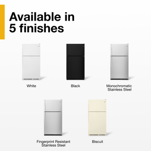 Whirlpool 20.5-cu ft Top-Freezer Refrigerator ( Fingerprint Resistant Stainless Steel )