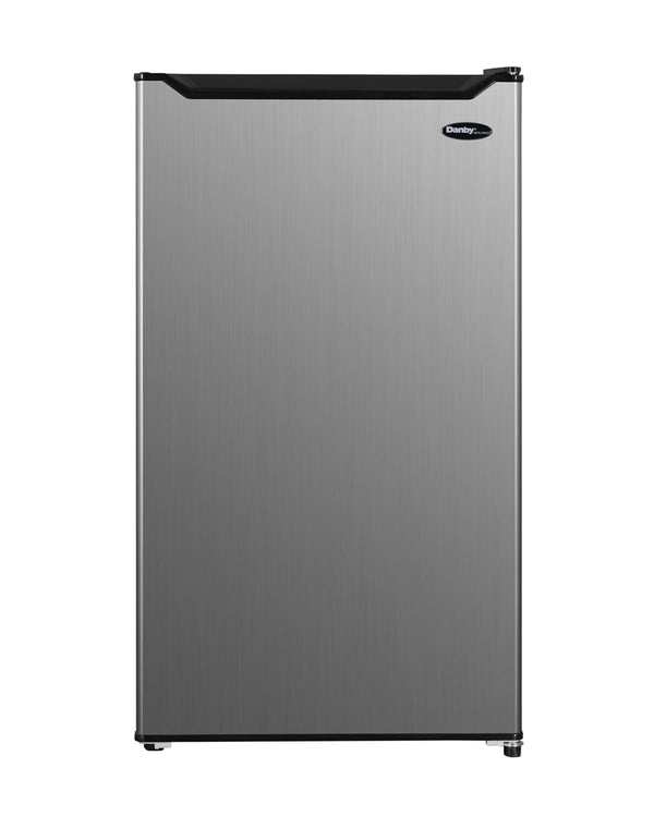 Danby 4.4-cu ft Mini Fridge with Freezer ( Stainless ) ENERGY STAR