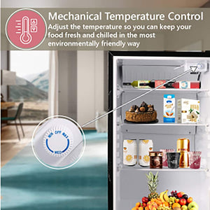 ConServ 4.5-cu ft Mini Fridge ( Stainless Steel )