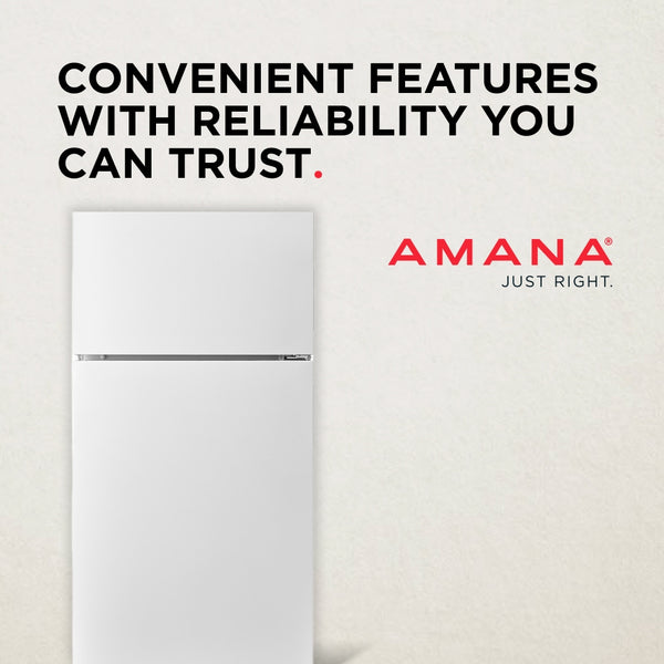 Amana 18.2-cu ft Top-Freezer Refrigerator ( White )