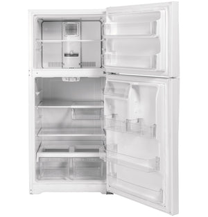 GE Garage Ready 19.1-cu ft Top-Freezer Refrigerator ( White ) Garage Ready