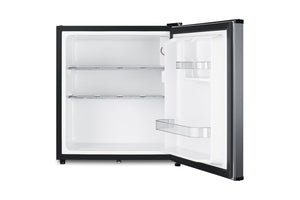 Summit Appliance 1.6-cu ft ( Stainless steel door and black cabinet )