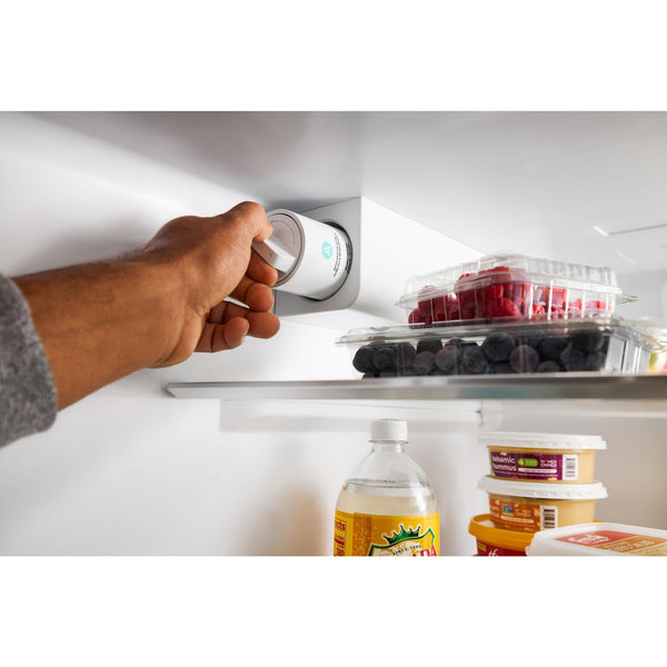 Whirlpool Standard-Depth 29.58-cu ft 3 -Door French Door Refrigerator with Ice Maker with Water and Ice Dispenser ( White ) ENERGY STAR Certified