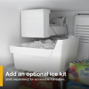 Whirlpool 18.2-cu ft Top-Freezer Refrigerator ( Monochromatic Stainless Steel )