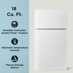 Amana 18.2-cu ft Top-Freezer Refrigerator ( White )