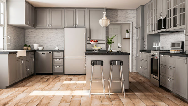 KitchenAid 22.07-cu ft Standard-Depth Bottom-Freezer Refrigerator Ice Maker Optional (sold separately) ( Stainless steel ) ENERGY STAR Certified