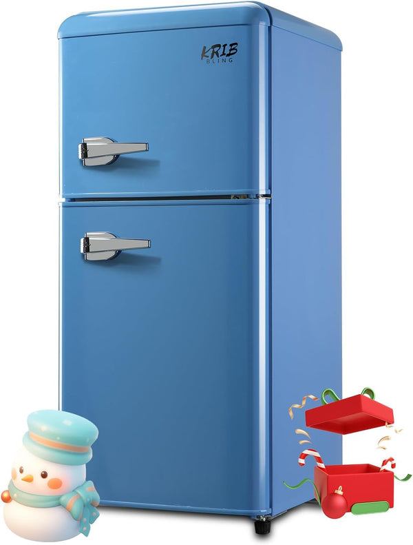 Runesay 3.5-cu ft with Freezer ( Blue ) Garage Ready