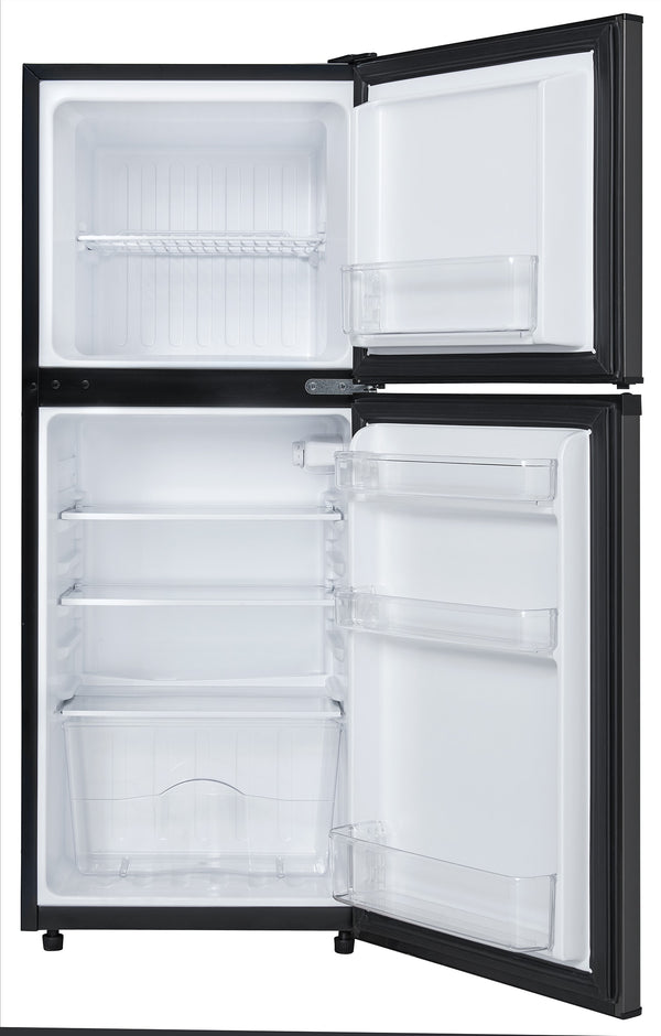 Danby 4.7-cu ft Mini Fridge with Freezer ( Black Stainless ) ENERGY STAR