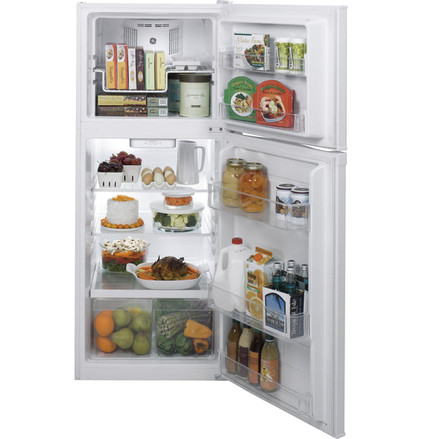 GE 11.6-cu ft Counter-Depth Top-Freezer Refrigerator ( White ) ENERGY STAR Certified