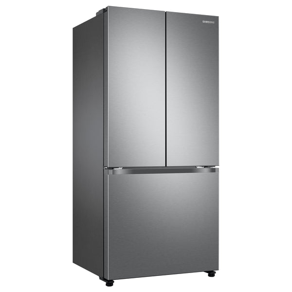 Samsung Counter-Depth 17.5-cu ft 3 -Door Smart Compatible French Door Refrigerator with Ice Maker ( Fingerprint Resistant Stainless Steel ) ENERGY STAR Certified
