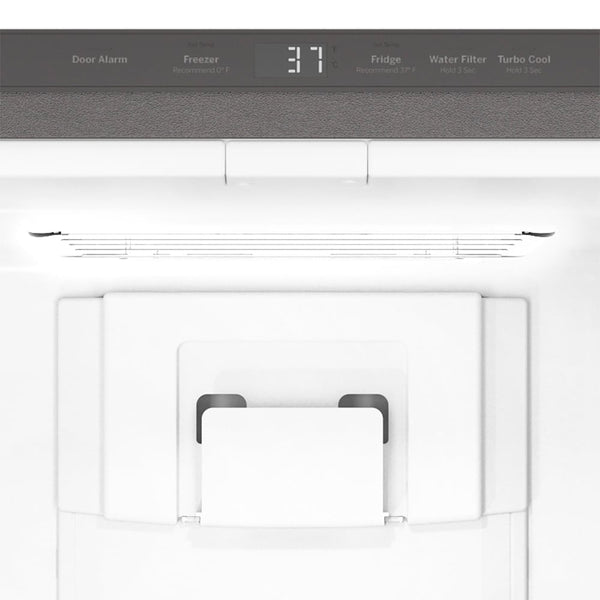 GE 20.9-cu ft Standard-Depth Bottom-Freezer Refrigerator with Ice Maker ( Slate ) ENERGY STAR Certified