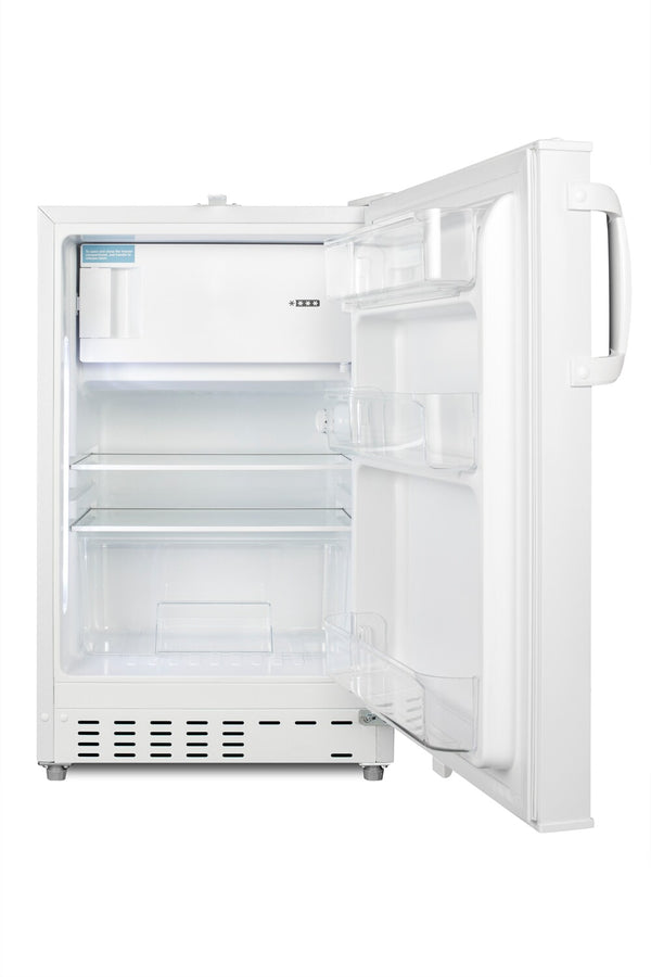 Summit Appliance 2.68-cu ft Built-In Mini Fridge with Freezer ( White )