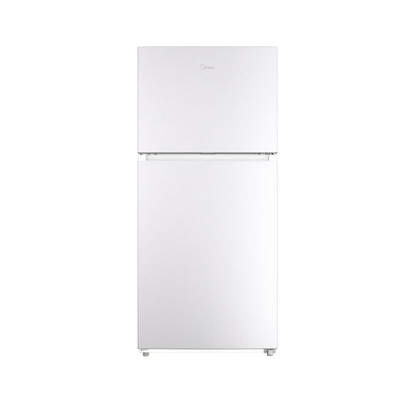 Midea Fingerprint Resistant 20.5-cu ft Top-Freezer Refrigerator ( White ) Garage Ready ENERGY STAR Certified