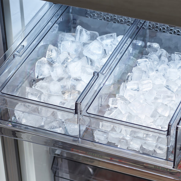 Samsung Bespoke Standard-Depth Family Hub 28.6-cu ft 4 -Door Smart Compatible French Door Refrigerator with Dual Ice Maker with Water Dispenser and Door within Door ( White Glass ) ENERGY STAR Certified