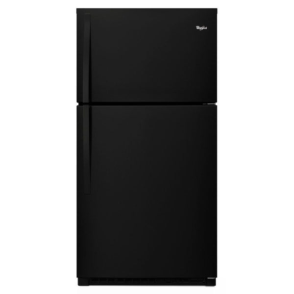 Whirlpool 21.3-cu ft Top-Freezer Refrigerator ( Black )