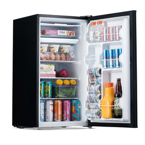 NewAir Mini Fridges 3.3-cu ft Mini Fridge with Freezer ( Black ) ENERGY STAR