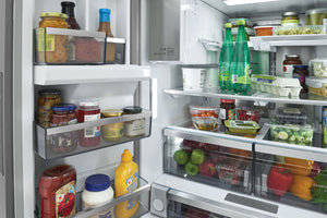 Frigidaire Professional Standard-Depth 27.8-cu ft 3 -Door French Door Refrigerator with Dual Ice Maker with Water and Ice Dispenser ( Smudge-Proof Stainless Steel ) ENERGY STAR Certified