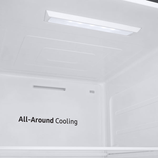 Samsung 22-cu ft Counter-Depth Side-by-Side Refrigerator Smart Compatible with Ice Maker ,Water and Ice Dispenser ( Fingerprint Resistant Stainless Steel ) ENERGY STAR Certified