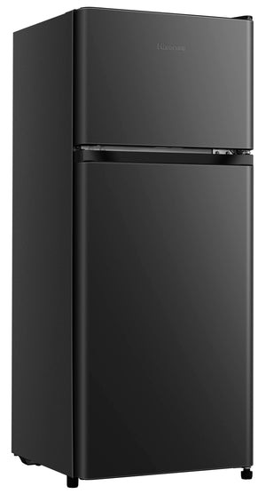 Hisense 4.4-cu ft Mini Fridge with Freezer ( Black ) ENERGY STAR