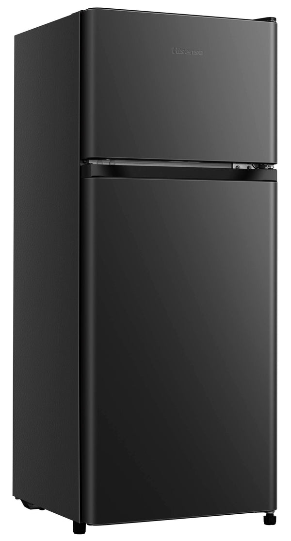 Hisense 4.4-cu ft Mini Fridge with Freezer ( Silver ) ENERGY STAR