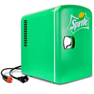 Coca-Cola Sprite 6 Can Portable 4L Cooler/Warmer 0.14-cu ft Mini Fridge ( Green )