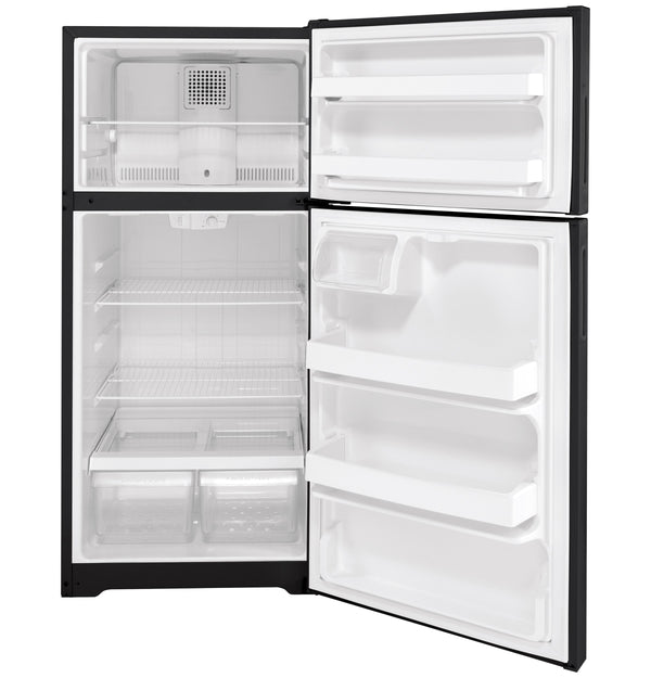 Hotpoint 15.6-cu ft Top-Freezer Refrigerator ( Black )