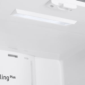 Samsung Counter-Depth 17.5-cu ft 3 -Door Smart Compatible French Door Refrigerator with Ice Maker ( Fingerprint Resistant Stainless Steel ) ENERGY STAR Certified