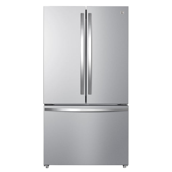 Kenmore Counter-Depth 20.3-cu ft 3 -Door French Door Refrigerator with Ice Maker ( Stainless Steel ) ENERGY STAR Certified