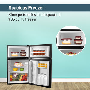 Equator Advanced Appliances 3.2-cu ft Mini Fridge with Freezer ( Black ) ENERGY STAR