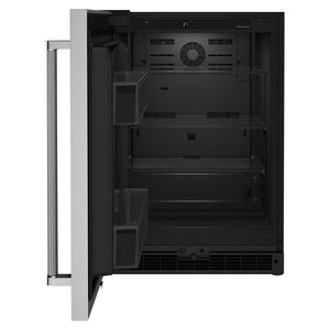 KitchenAid 5-cu ft Built-In Mini Fridge ( Black Cabinet/Stainless Door )