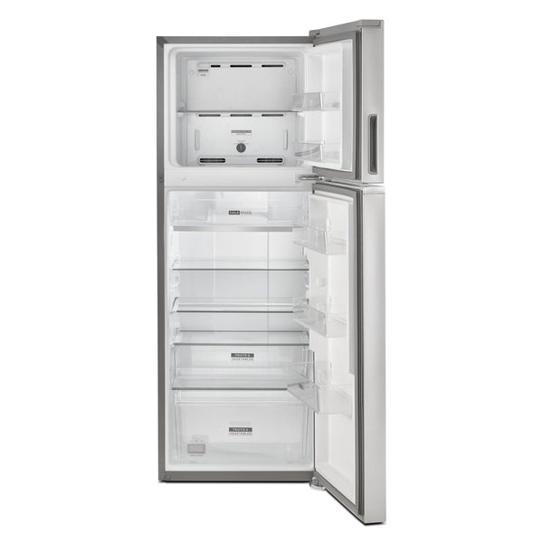 Whirlpool 12.9-cu ft Counter-Depth Top-Freezer Refrigerator Built-In ( Fingerprint Resistant Stainless Finish )