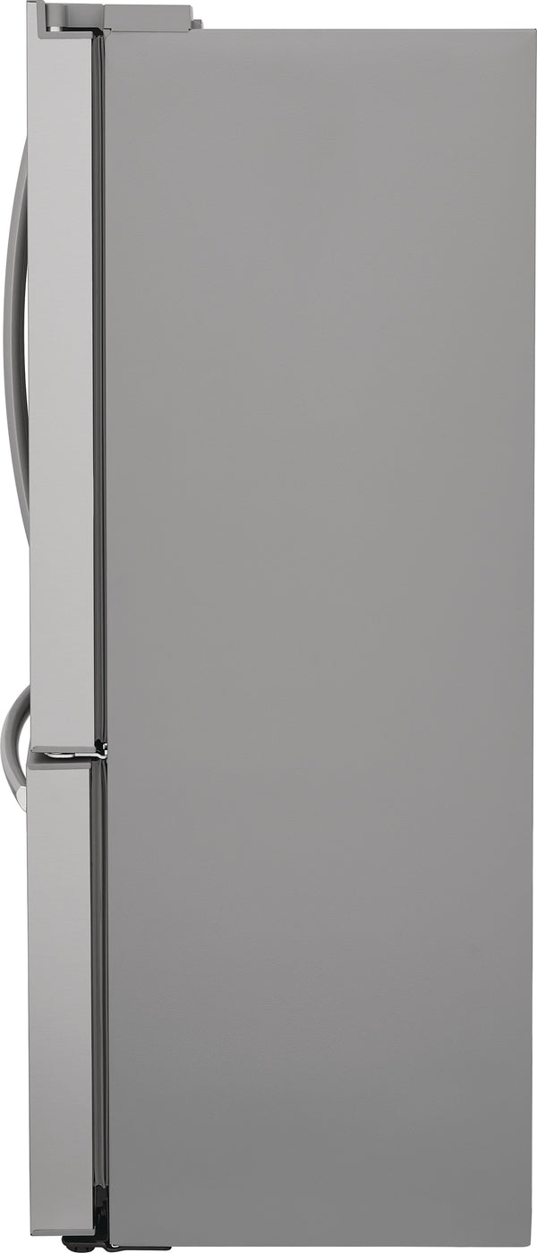 Frigidaire Gallery Counter-Depth 23.3-cu ft 3 -Door French Door Refrigerator with Ice Maker with Water Dispenser ( Fingerprint Resistant Stainless Steel ) ENERGY STAR Certified