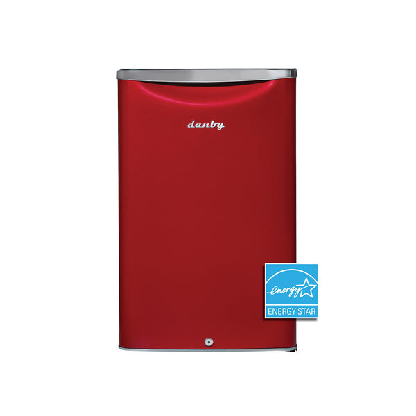 Danby 4.4-cu ft Mini Fridge ( Metallic Red ) ENERGY STAR