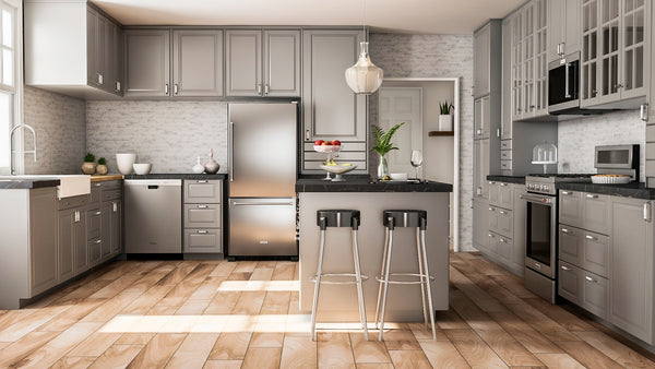 KitchenAid 18.67-cu ft Standard-Depth Bottom-Freezer Refrigerator Ice Maker Optional (sold separately) ( Stainless steel ) ENERGY STAR Certified