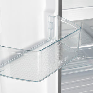 FORNO Gallipoli Standard-Depth 17.5-cu ft 3 -Door French Door Refrigerator with Ice Maker with Ice Dispenser ( Stainless Steel )