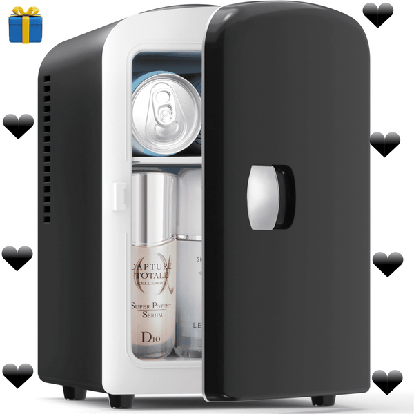 COWSAR 0.14-cu ft Mini Fridge ( Black )