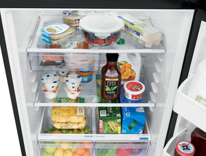 Frigidaire 18.3-cu ft Top-Freezer Refrigerator ( Black ) Garage Ready ENERGY STAR Certified