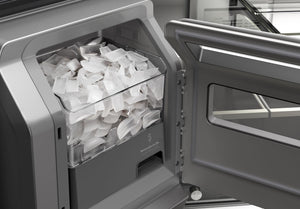 KitchenAid Standard-Depth 26.2-cu ft 4 -Door French Door Refrigerator with Water and Ice Dispenser ( Black Stainless )