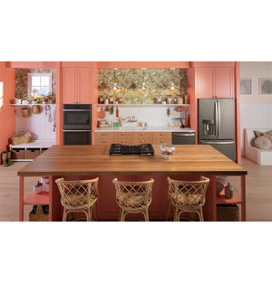 GE Standard-Depth 27.8-cu ft 3 -Door French Door Refrigerator with Ice Maker with Water and Ice Dispenser ( Slate ) ENERGY STAR Certified