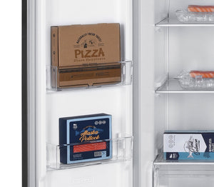 Impecca 18.8-cu ft Counter-Depth Side-by-Side Refrigerator Built-In ( Stainless steel )